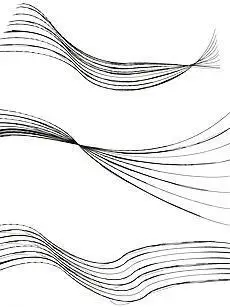 好看的曲线简笔画