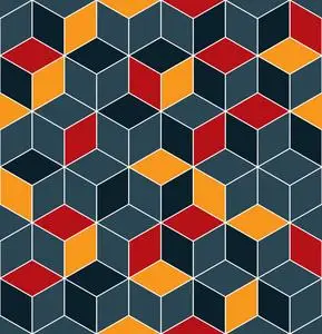 无缝拼接图案集无缝模式与多维数据集照片