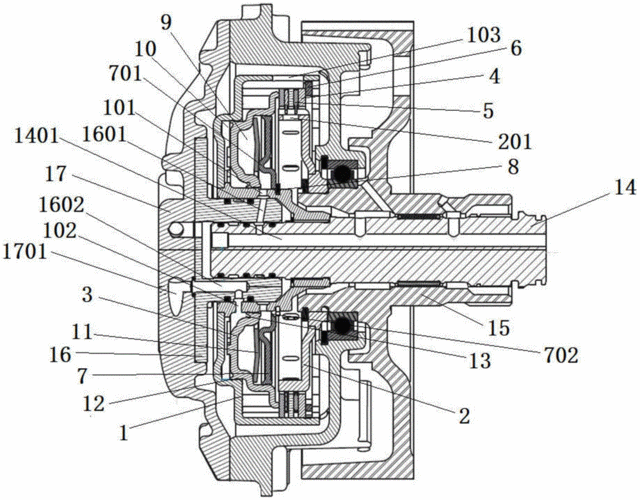 混合动力变速箱用湿式离合器的制作方法