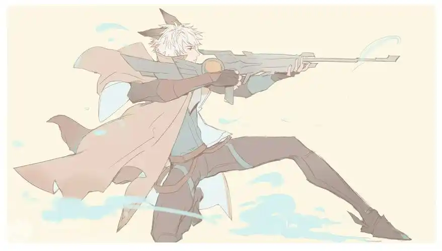 #王者荣耀#百里守约 画师:阿雕adyio - 堆糖,美图壁纸兴趣社区