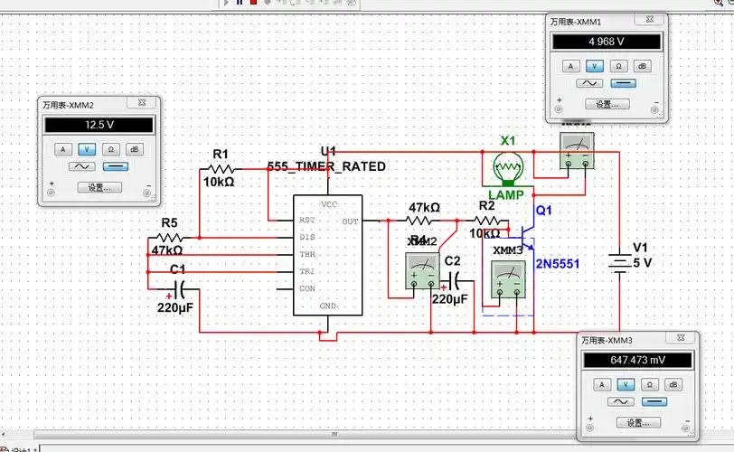 呼吸灯电路不工作,求大神帮忙