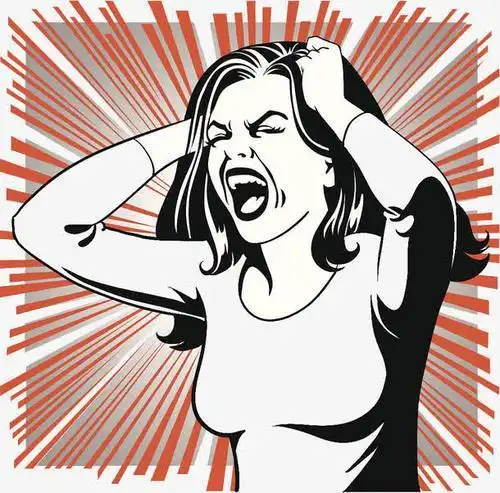 抓狂的图片崩溃抓狂的表情简笔画抓狂的表情 崩溃-在线图片欣赏表情简