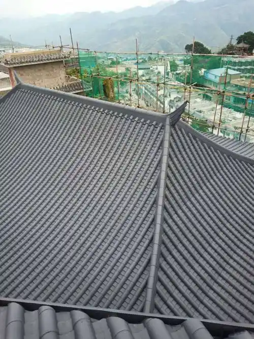 红色筒瓦主瓦免烧瓦屋顶装饰瓦屋顶瓦片有几种