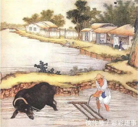 图文荟古诗暮过山村宁静悠闲的生活