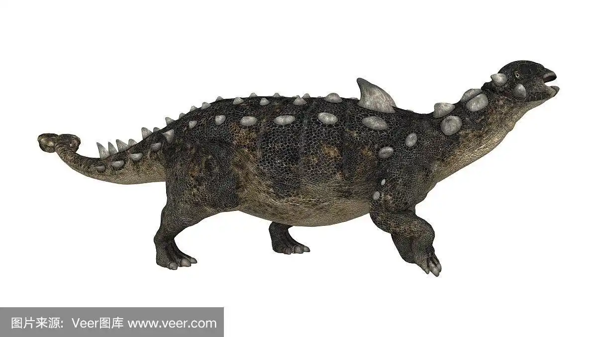 包头龙,白色,恐龙,三维图形,自然