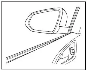 别克gl8电动调节后视镜