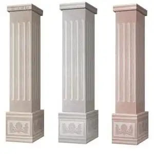 罗马柱瓷砖柱子瓷砖乡村外墙砖仿大理石家用门头别墅门柱大门柱子