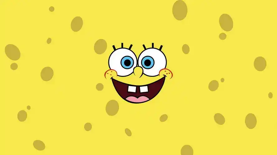 海绵宝宝可爱卡通高清桌面壁纸