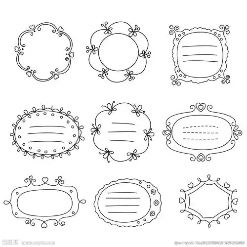 手绘边框图片