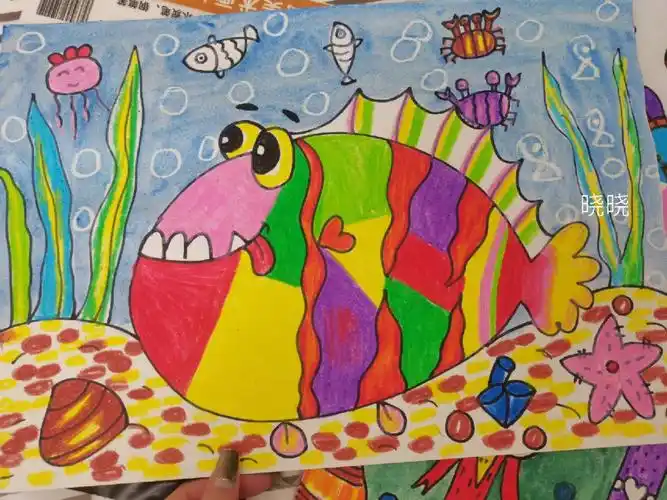 no53简笔画创意儿童画鱼