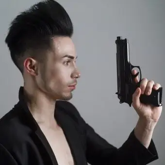 照片素材(图片): 美容 埃斯特 美女 外国人 男人