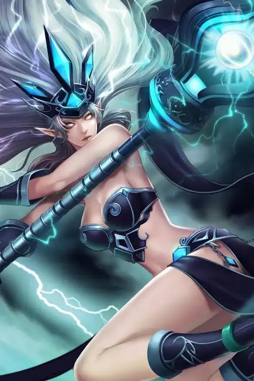 lol英雄联盟风暴之怒迦娜风女皮肤22