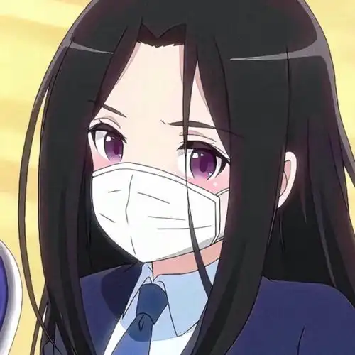 口罩动漫女生头像