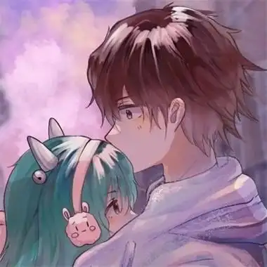 动漫情侣头像一左一右配对卡通cp情侣头像