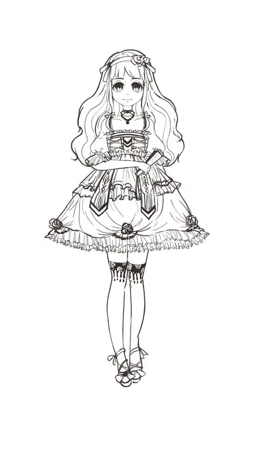 画画原来如此简单#lo裙设计第二弹,请大佬指教-度小视