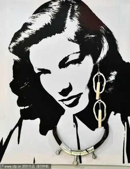 演员 lauren bacall 的画像