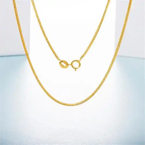 金肖邦链细款字素彩金黄金肖邦鸣钻国际锁骨项链颈饰