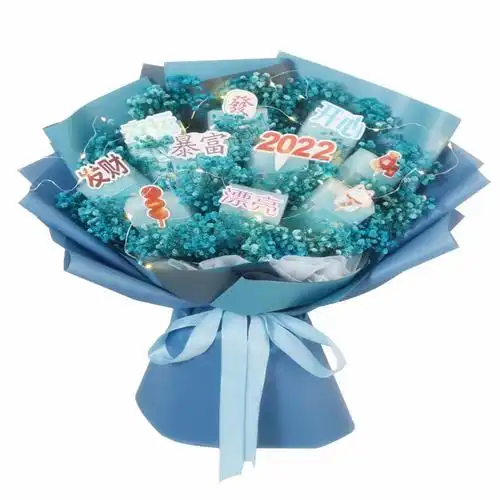 满天星干花香烟创意花束生日惊喜告白礼物成品干花