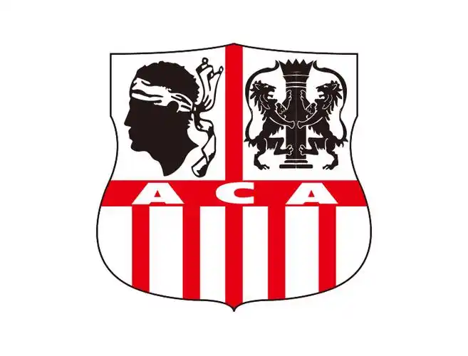 法甲阿雅克肖队徽标志矢量图