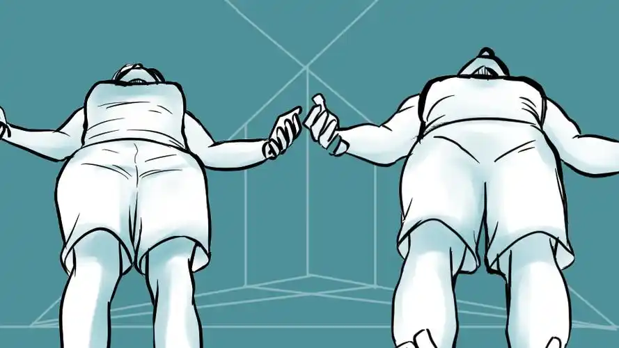 [基础]仰视视角的人体画法 - 仰视动作参考 - 实验室设备网