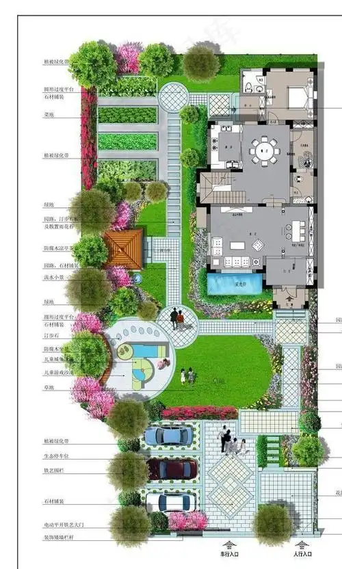 景观绿植设计平面图图片3508x4961psd模版下载