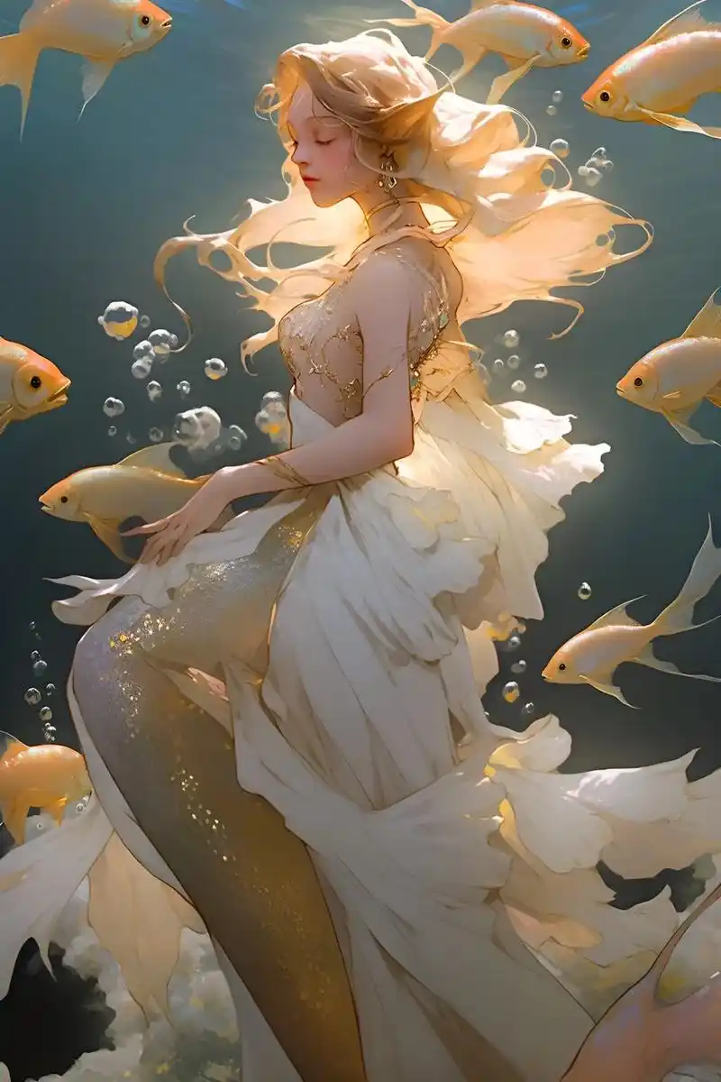 超级美的美人鱼.在这个世界上,有一种神奇的生物,它们被称为美 - 抖音