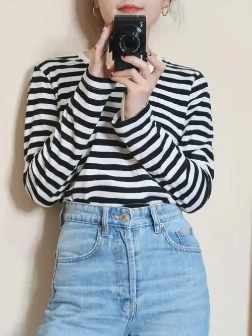 share关于条纹t恤的一些搭配合集