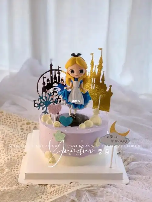 小姑娘的最爱灰姑娘6寸蛋糕