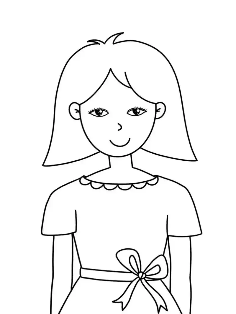 铅笔,橡皮,勾线笔,水彩笔,蜡笔 今日绘画:我的妈妈 1