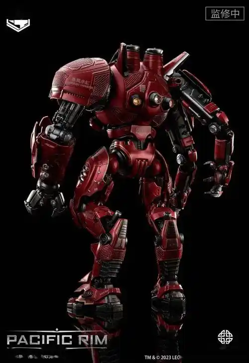 《环太平洋》暴风赤红高约30cm,主要结构采用合金压铸工艺成型,具有