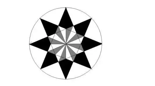 简笔画几何八角形的画法