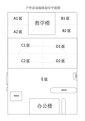 户外活动场地划分平面图