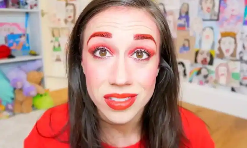 口红画全脸挑战编辑室的恐慌