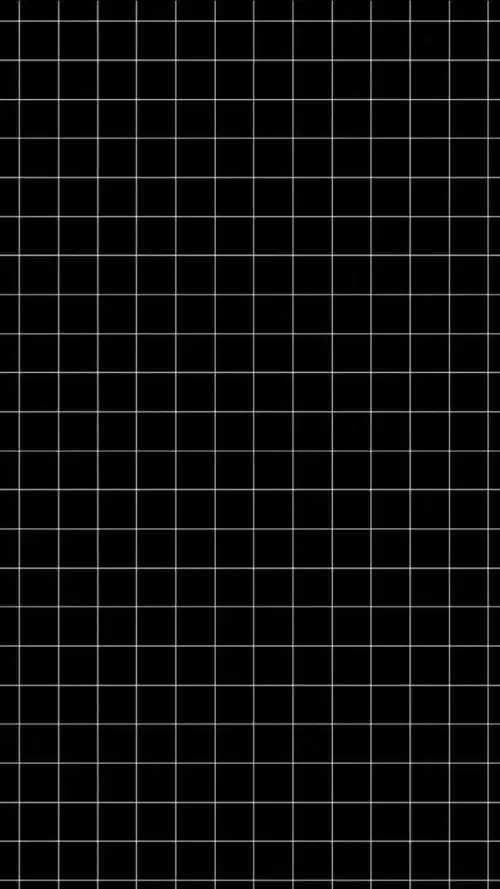 iphone壁纸黑色调黑白格子简单