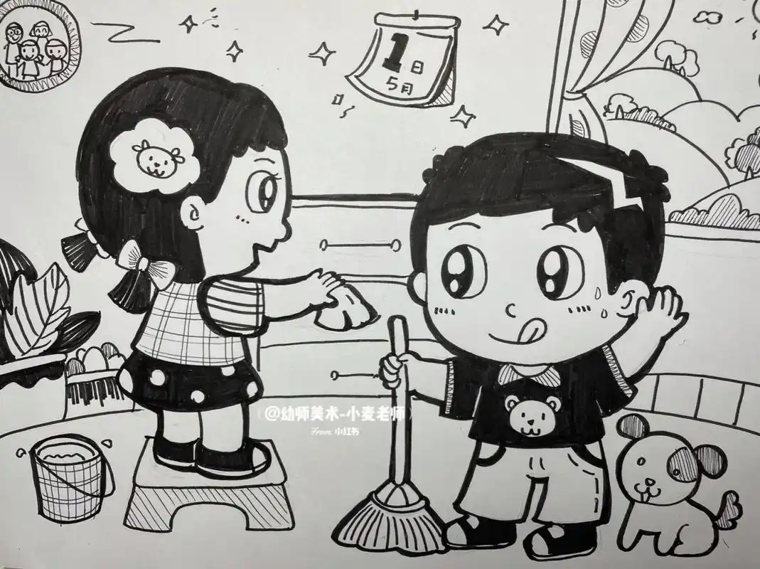 99适用主题:《快乐劳动节》,《我的小手真能干》 幼师考编|幼师编制