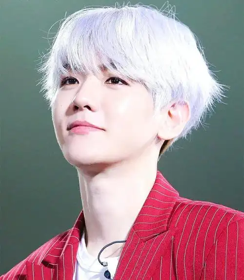 exo伯贤绝美发色合集,一个行走的调色盘,伯贤的每个发色都超可