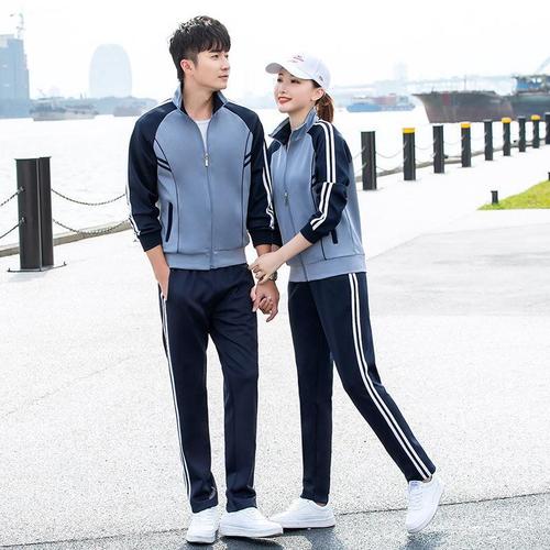 运动套装新款情侣春秋季长袖运动服潮流时尚韩版学生班服校服团购