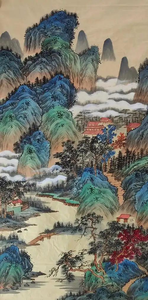 精品国画四尺山水鉴赏