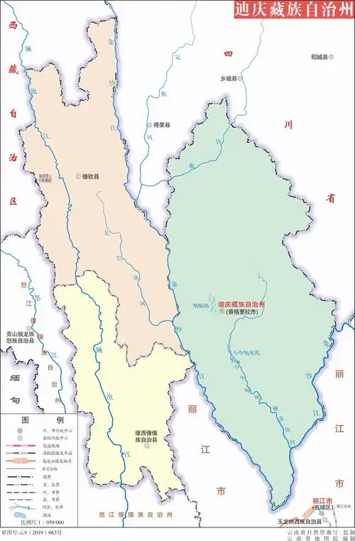 德宏州下辖2个县级市,3个县.