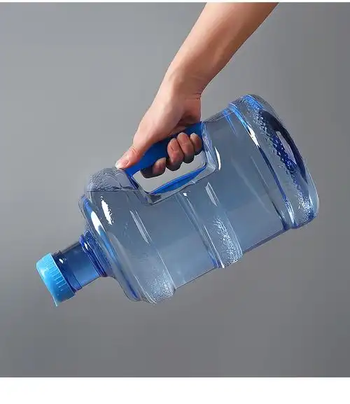 纯净水桶 饮水桶家用塑料带盖空桶桶装矿泉水大桶饮水机桶装水桶 7.