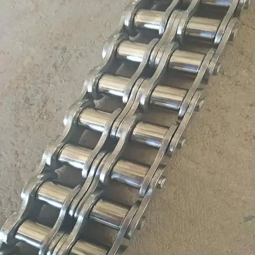 工业机械双排滚子链条3分4分5分6分1寸传动链