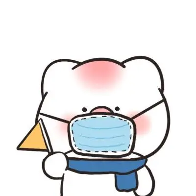 黑色 男生 口罩 头像