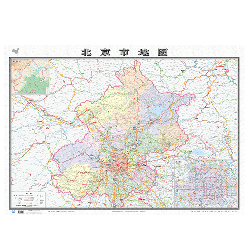 06米*0.76米 北京市全图