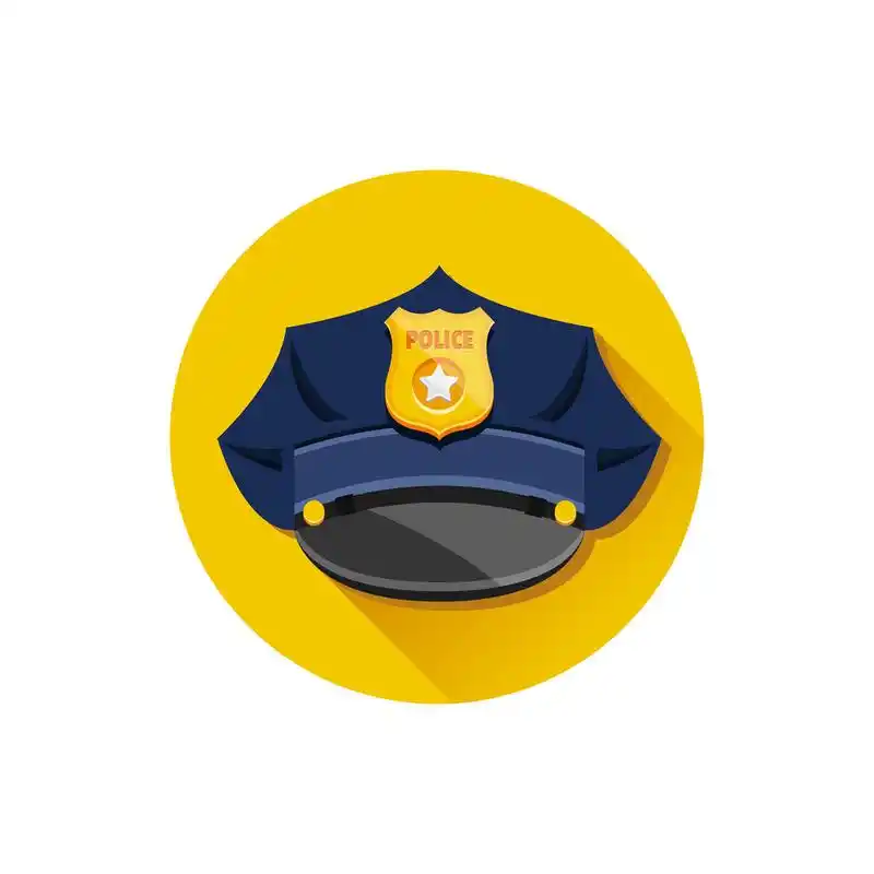 矢量警察帽子,矢量警察帽子