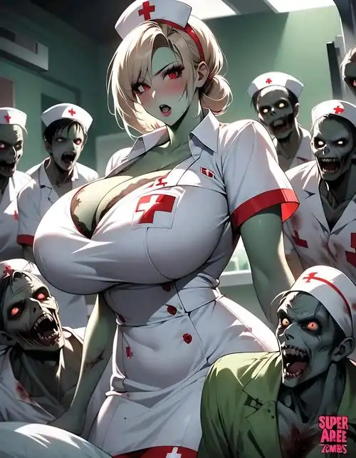ai绘画,ai画的护士僵尸.2025年2月19日