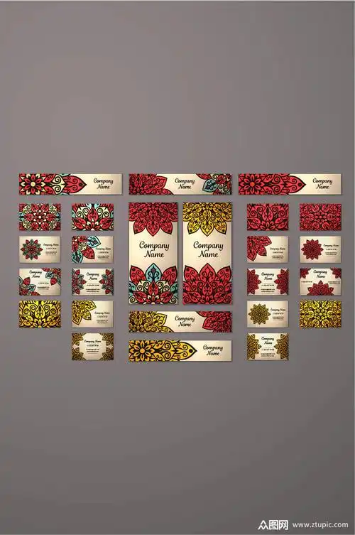 精美卡片矢量素材