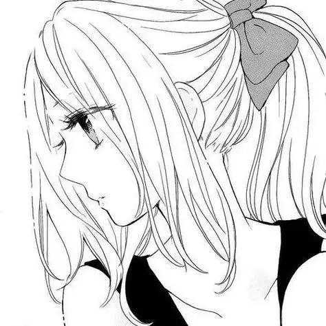 女孩侧脸简笔画画法人侧脸轮廓简笔画人侧脸轮廓简笔画黑白漫画人物简