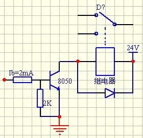 有直流24v电源,怎么用24v继电器怎么控制交流380v电机
