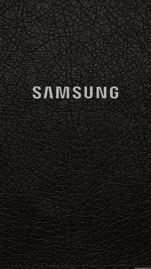 三星手机壁纸1440x2560samsunggalaxys6三星logo黑色皮革