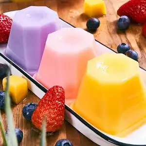 布酪大果冻布丁大果肉水果草莓芒果味吸吸酸牛奶宝宝儿童网红零食